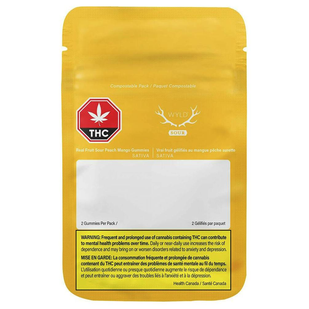 Sour Peach Mango CBG Gummies