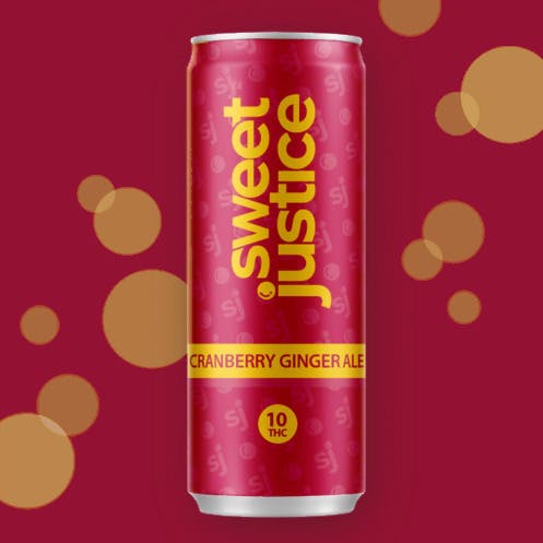 Sweet Justice Cranberry Ginger Ale cannabis Edmonton