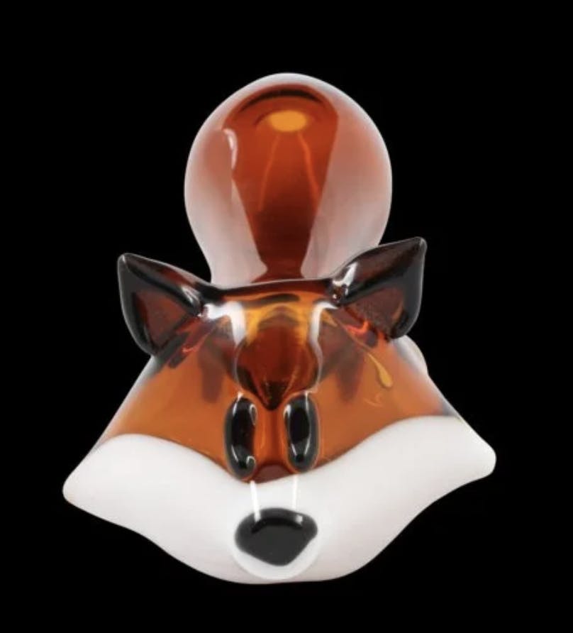 Elevate Fox Glass Pipe cannabis Edmonton