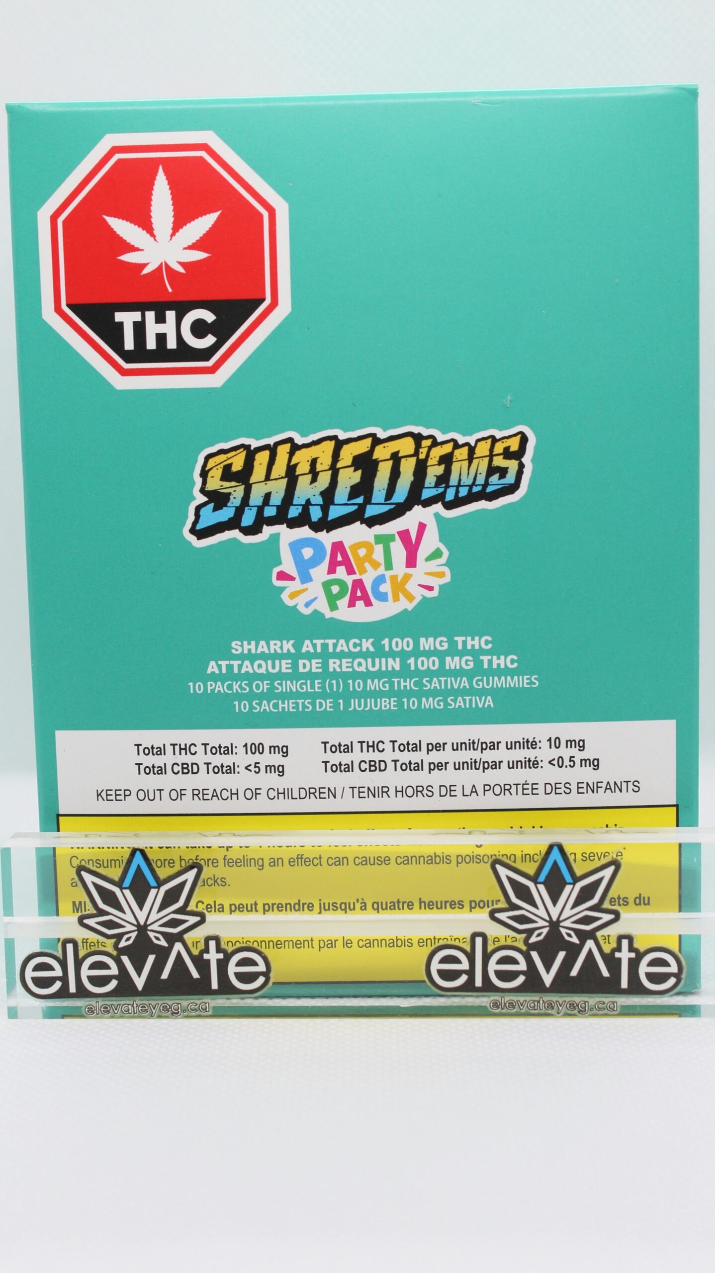 Shred'ems Shark Attack Max10 Party Pack cannabis Edmonton