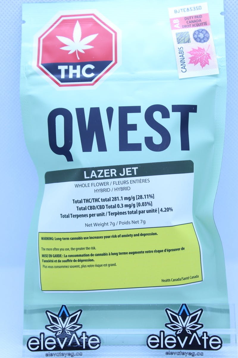 Qwest Lazer Jet cannabis Edmonton