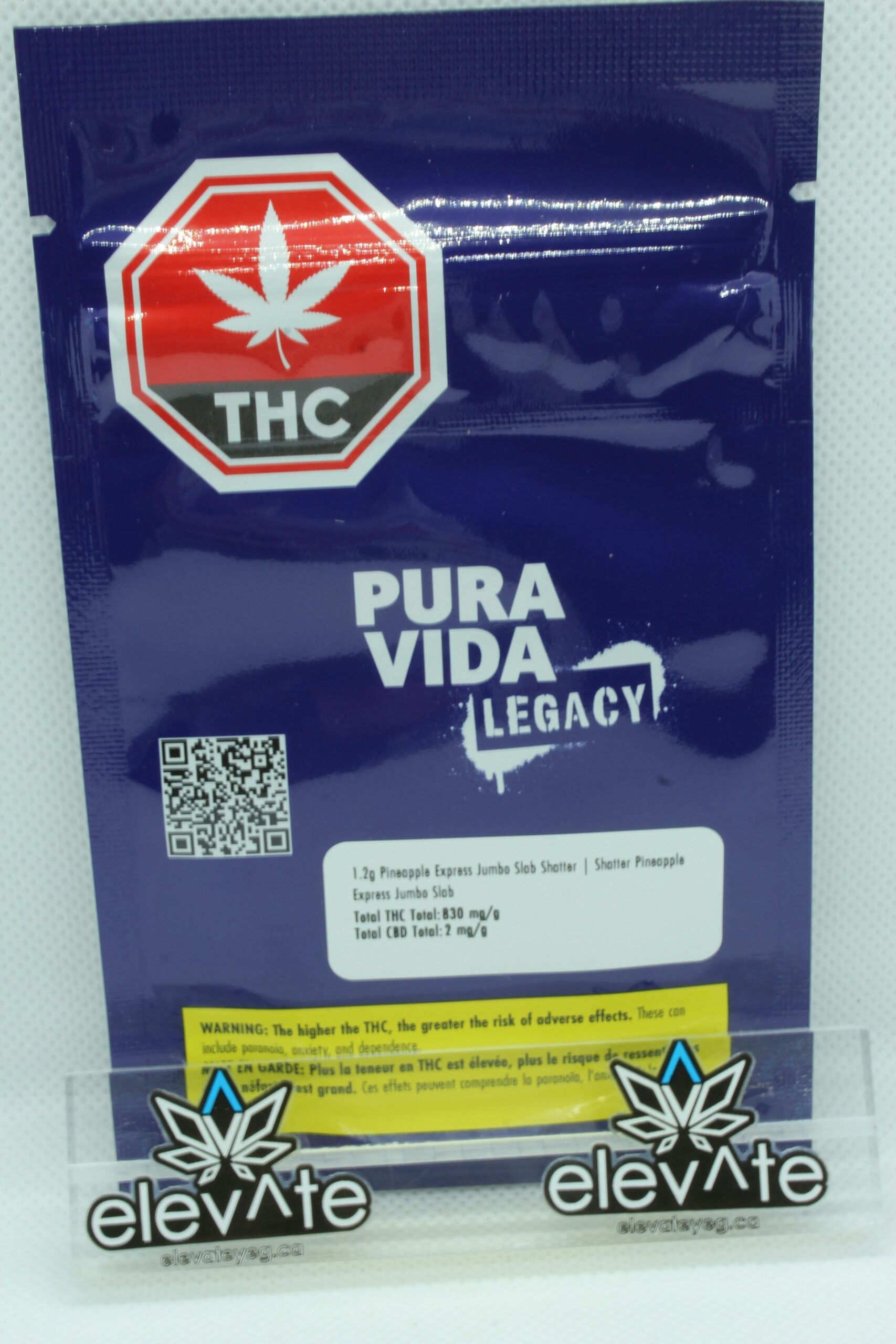 Pura Vida Pineapple Express Jumbo Shatter cannabis Edmonton